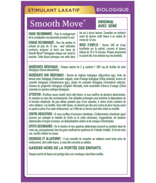 Tisane biologique Smooth Move® Ingredients & Info
